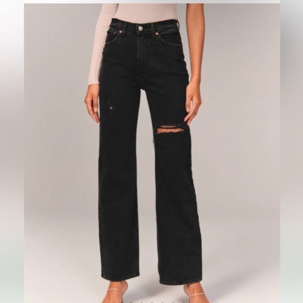 Abercrombie 90’s high rise - NWT - 2xs